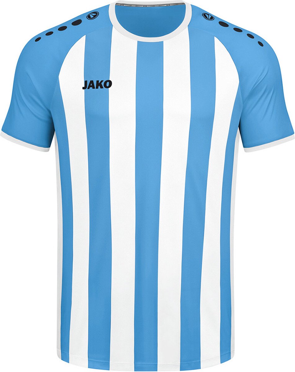 Jako Inter Shirt Korte Mouw Kinderen - Hemelsblauw / Wit | Maat: 152