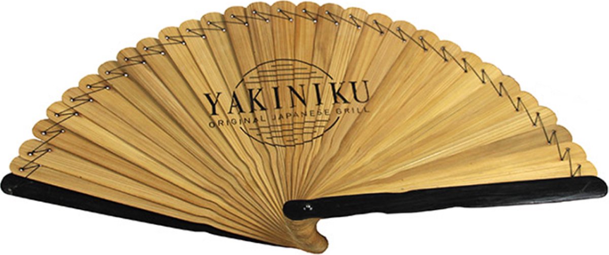 Yakiniku - Waaier - Hand Waaier - Bamboo - Kolenwaaier - Waaier Festival