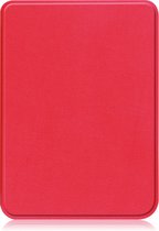 Hoesje Geschikt voor Kobo Clara 2E Hoes Book Case - Hoes Geschikt voor Kobo Clara 2E Hoesje Book Cover - Rood