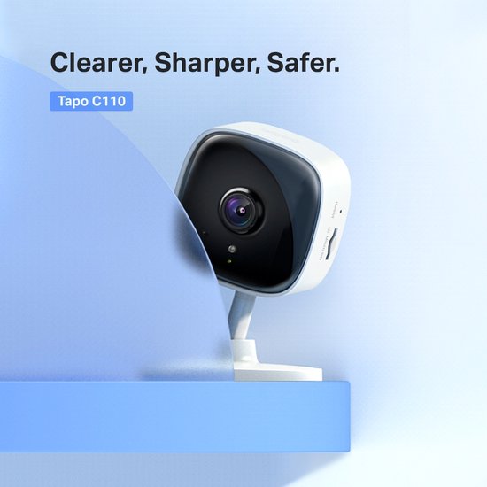 TP-Link Tapo C110 - Beveiligingscamera- Indoor - 3mp Ultra HD (UHD)- Wifi Camera van TP-Link — afbeelding 3