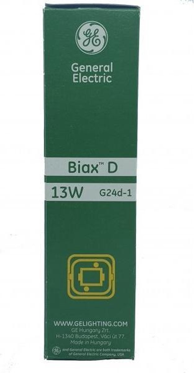 General Electric Biax D 13W G24d-1 Spaarlamp