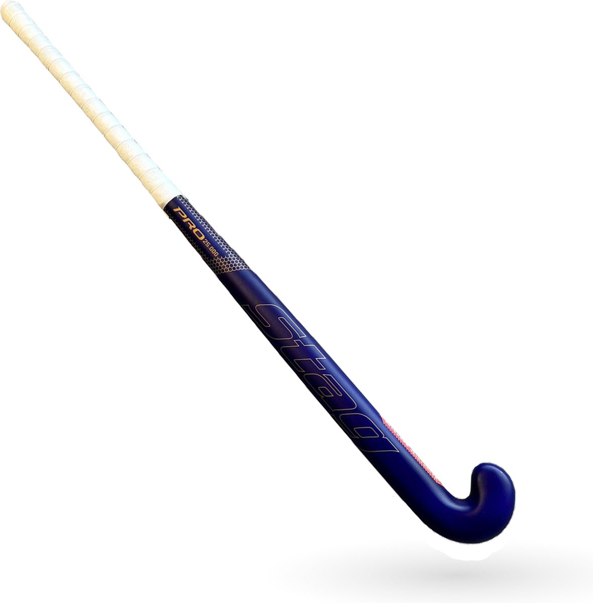 Pro Range 25.000 Hockeystick - M-Bow - 100% Carbon - Senior - Goud - 36,5 Inch