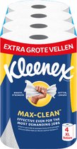 Kleenex keukenpapier - Keukenrol Max Clean - 4 Maxi XL rollen - Voordeelverpakking