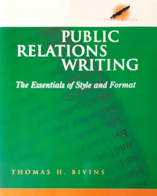 Public Relations Writing - cover