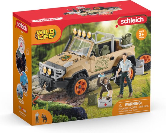 wasmiddel plus Praten tegen schleich WILD LIFE - Terreinwagen met lier - Speelfigurenset -  Kinderspeelgoed voor... | bol.com