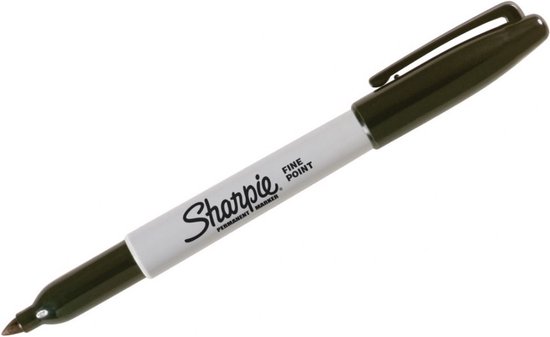 Sharpie Permanent marker Fine zwart - 1 stuk(s) - Sharpie