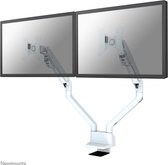 Bol.com Neomounts FPMA-D750DWHITE2 is een monitorarm met gasveer voor flat screens t/m 32" aanbieding