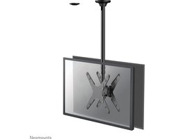 Neomounts FPMA-C340DBLACK full motion dubbele TV/monitor plafondbeugel - 32-75" - zwart