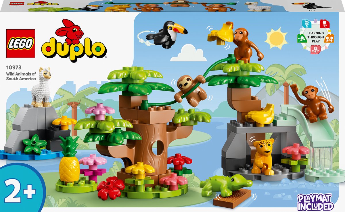 in het midden van niets Decoratief Karu LEGO DUPLO Wilde dieren van Zuid-Amerika - 10973 | bol.com