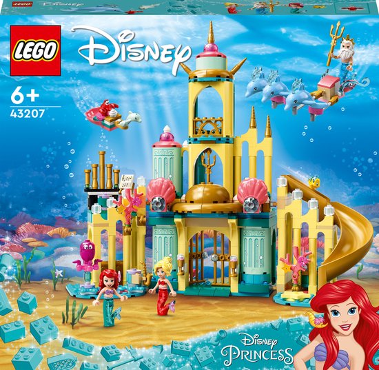 LEGO Disney Kleine Zeemeermin Ariëls Onderwaterpaleis - 43207 | bol.com