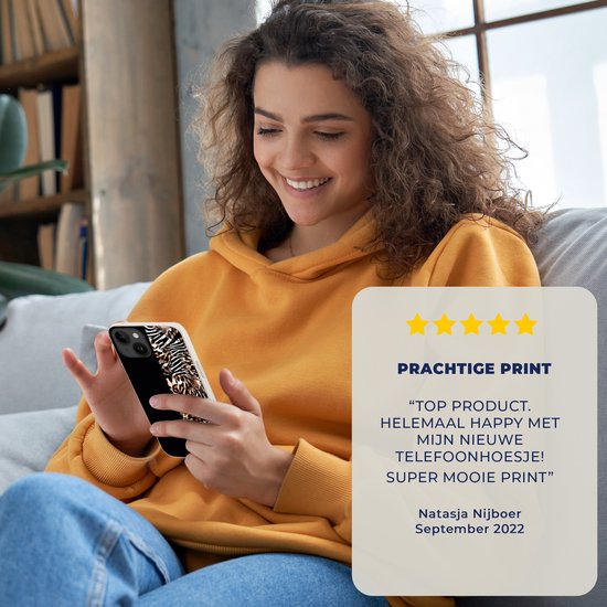 Convient pour Apple Iphone 14 Plus - Housse souple - Fourrure - Design - Animaux - Coque de téléphone en Siliconen