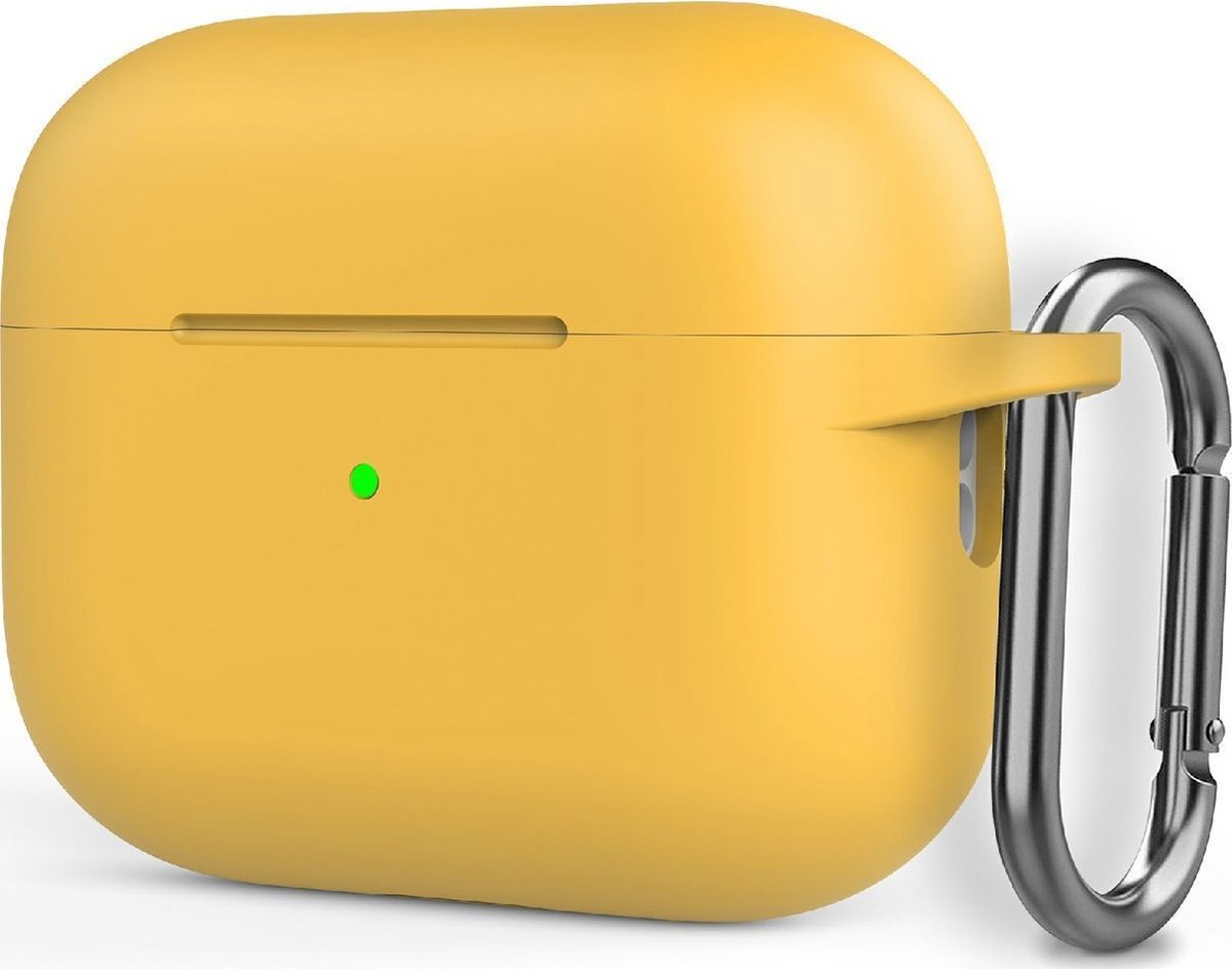 Mobigear Color Hoesje geschikt voor Apple AirPods Pro 2 Hoesje Flexibel Siliconen - Geel