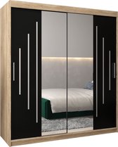 Sonoma Eik + Zwart Mat