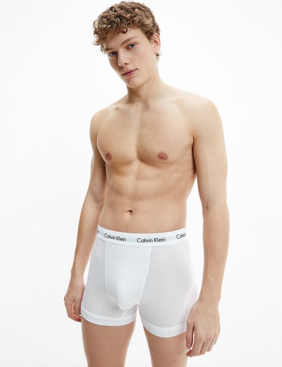 Caleçon homme Calvin Klein - pack de 3 - Noir / Blanc / Gris - Taille L |  bol