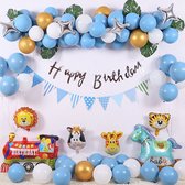 137 Delige  dieren thema feestje-Ballonnen Verjaardagsfeestje-kinder verjaardagfeestje