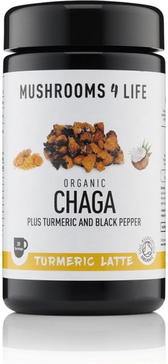 Goedkoopste Chaga Kurkuma Latte 1000mg Bio Mushrooms4Life 120g