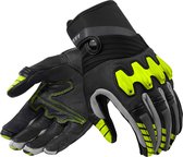 REV'IT! Gloves Energy Black Neon Yellow S - Maat S - Handschoen