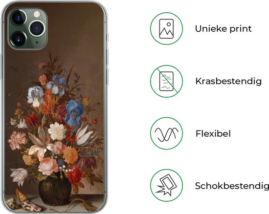 Coque iPhone 11 Pro Max - Nature morte aux fleurs - Art - Maîtres anciens - Siliconen