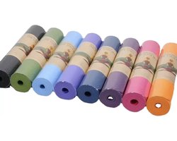 Rankos Sport Fitnessmat - 183 cm x 61 cm x 0.6 cm - Roze - Yoga Mat - Sport mat - Inclusief Draagriem - Hoogwaardige kwaliteit trainingsmat - Anti Slip mat - 100% Huidvriendelijk & Duurzaam