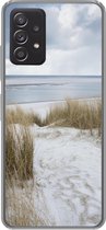 Geschikt voor Samsung Galaxy A53 5G hoesje - Noordzee - Duinen - Water - Siliconen Telefoonhoesje