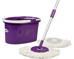 D&L Vloerwisser Supa Mop - Spinner Mop - Paars