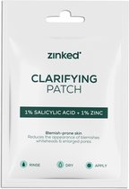 Zinked Acne Pimple Patches - Sterk Werkzame Formule - 2 Verschillende Formaten - 1% Salicylzuur (BHA) & 1% Zink - Absorbeert Talg - Hydrocolloïd