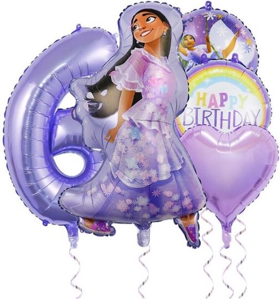 Loha-party®Folie ballon cijfer 1 Set-De 1e verjaardag ballonnen set-De