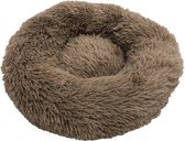 Nobby Donut Dog Bed Esla - Fluffy - Marron - Rond - Coussin pour chien - 50 x 20 cm