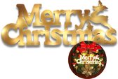 Merry Christmas LED Verlichting - Kerst Decoratie - Warm Wit - Op batterij