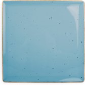 BonBistro Plat bord 25,5x25,5cm blauw Collect (Set van 6)