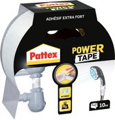 Plakband pattex 50mmx10m power tape wit | Blister a 1 rol | 6 stuks