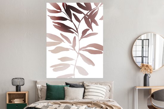 Poster Bladeren - Design - Abstract - 120x160 cm XXL