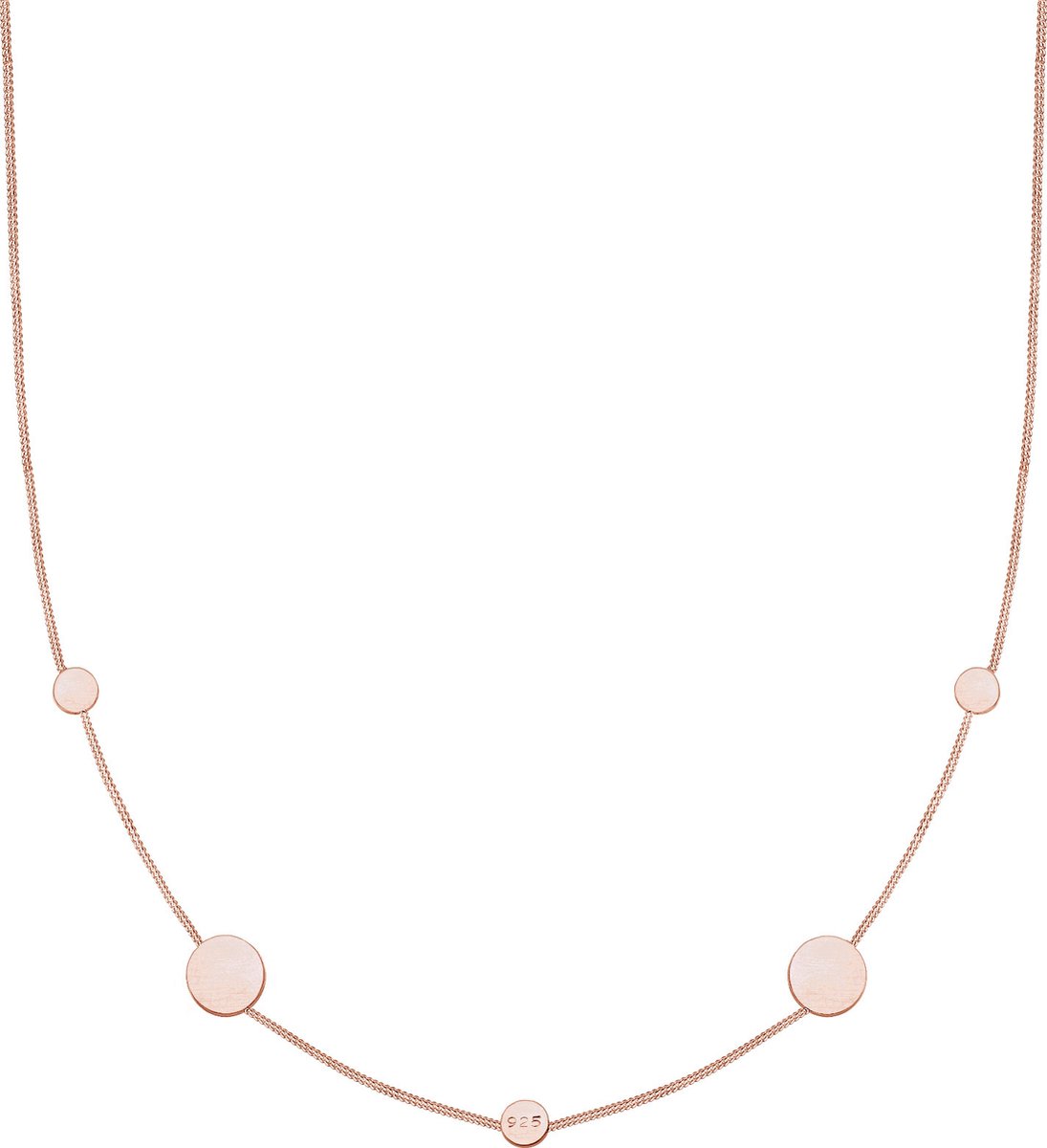 Elli - Halsketting - Dames Plaatje Hanger Filigraan in 925 Sterling Zilver - Dames