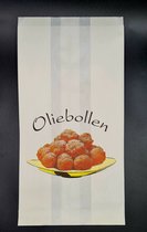 Oliebollenzakken - 25 stuks - zak voor oliebol - oliebollenzakken 2 pond - oliebollen - appelflappen - kerst - ersatzpapier - oud en nieuw