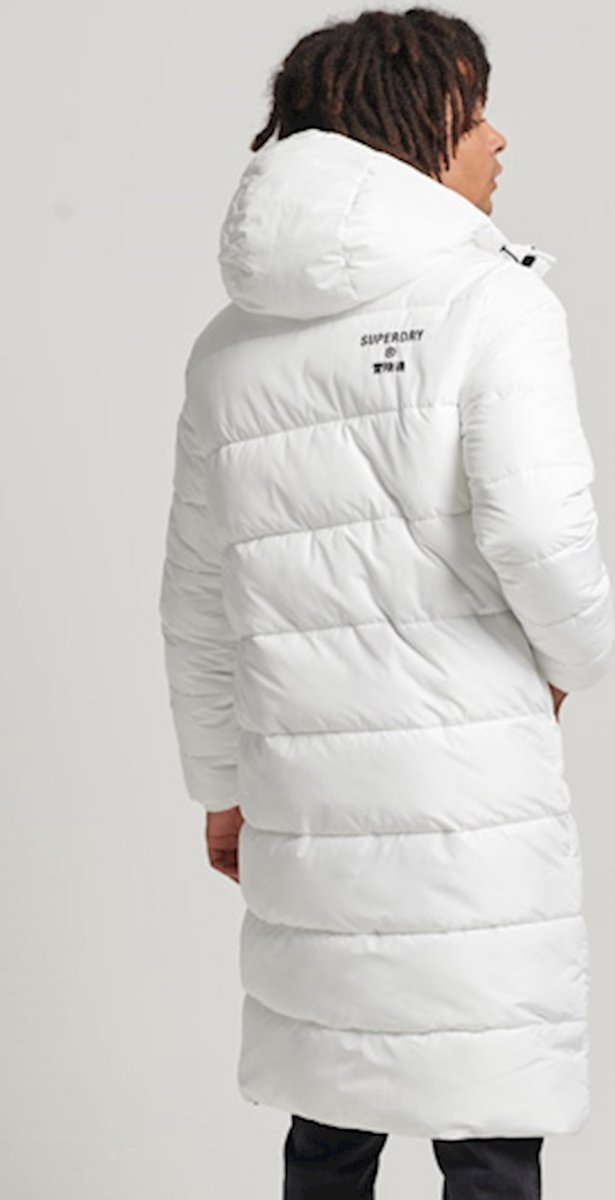 Superdry Manteau long à capuche avec logo pour homme | bol