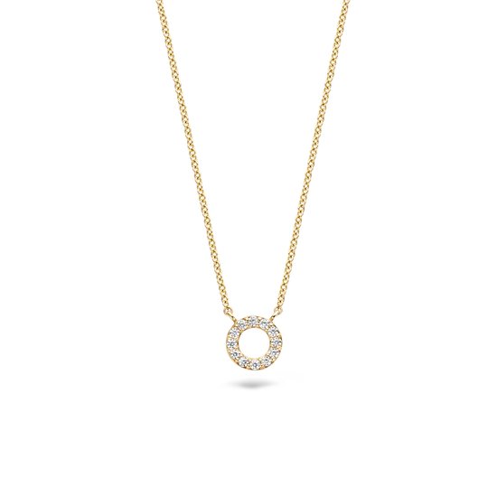 Blush Ketting Dames - Goud - 42 cm - Halsketting Dames Geen bewerking - Collier