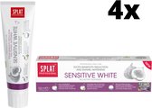 Splat Professional Sensitive White Tandpasta - 4 x 100 ml - Voordeelverpakking