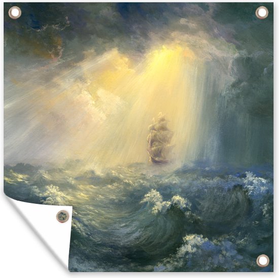 Poster Bateau à voile en pleine mer sous le soleil – Tableau Poster Bateau à voile en pleine mer sous le soleil – Tableau