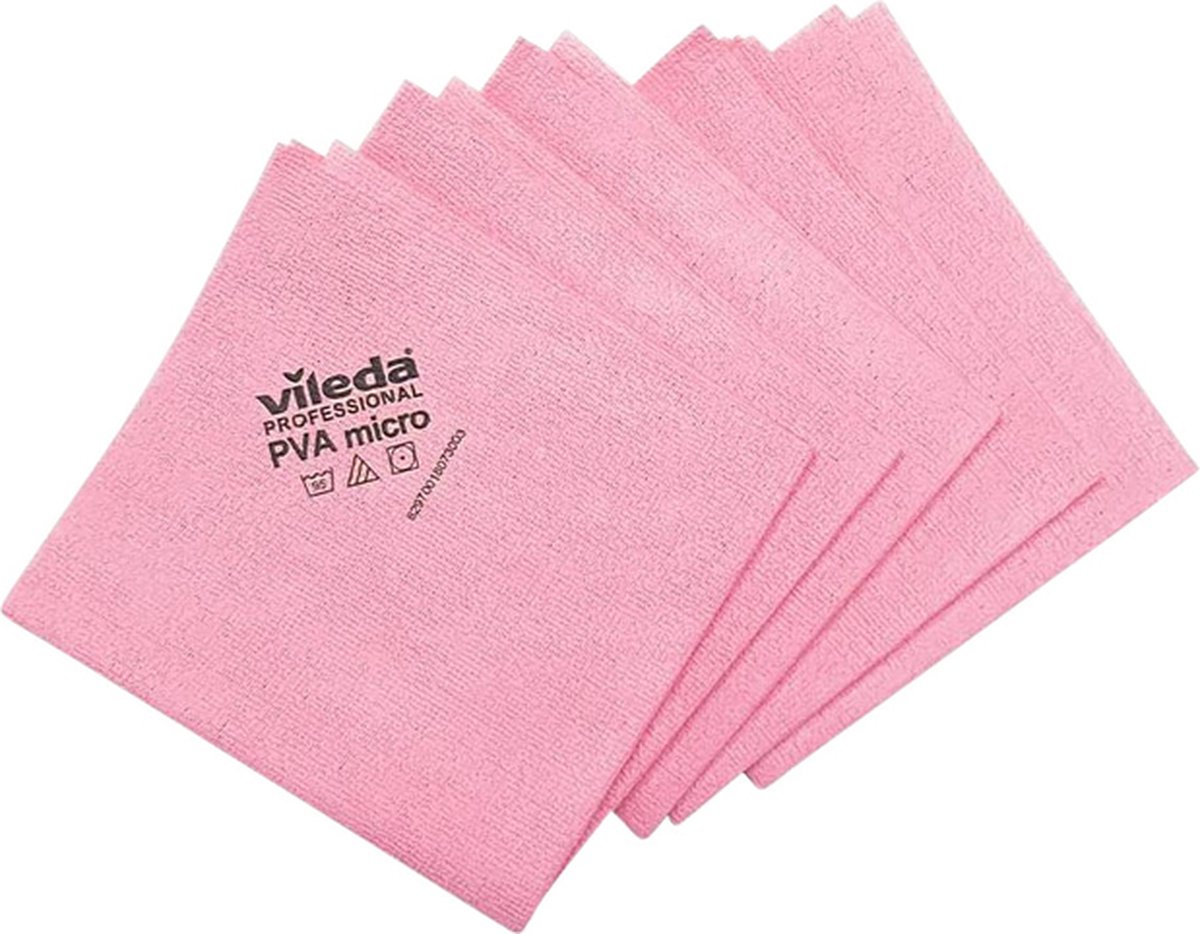 Microvezeldoek vileda pro rood | 20 stuks