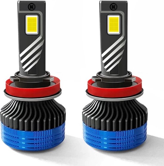 SUPAREE H7 LED Auto Bulbs H7 Witte Bulbs 6000K H7 Canbus LED Bulbs 1800LM 25W Geen Adapter Vereist Alles-in-één grootlicht of dimlicht voor Auto(2 Stukken