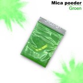 Mica poeder - Pigment poeder - mica powder- epoxy pigment - Groen - kleurstof - pigment- 5 gram per zakje - te gebruiken voor zeep, bath bombs en om kaarsen te maken!
