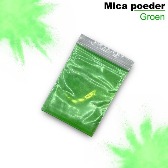 teugels Met pensioen gaan hoofdstad Mica poeder - Pigment poeder - mica powder- epoxy pigment - Groen -  kleurstof -... | bol.com
