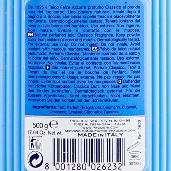 Felce Azzurra talkpoeder - 500 gram van Merkloos — afbeelding 5