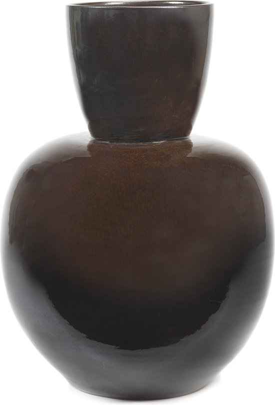 Serax Pascale Naessens Pure Vase Marron- Zwart D 38 cm H 59 cm