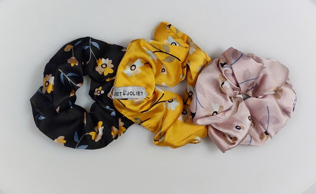 Liet & Joliet scrunchie set Spring Blossom - Nederlands merk - scrunchies lente bloesem