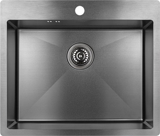 Villeroy & Boch Cisterna 60C - Keramische spoelbak 55x44 cm, CeramicPlus, grafiet 670601i4