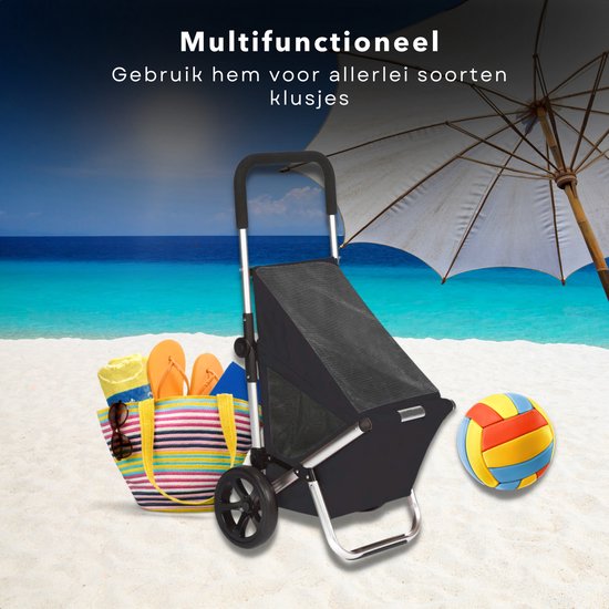 Deluxa boodschappentrolley 55 x 35 x 26cm aanbieding bij Action