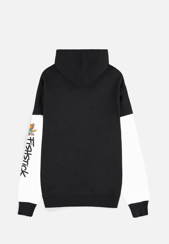 KARL KANI Sweatjack met teddybont en capuchon in lichtblauw online