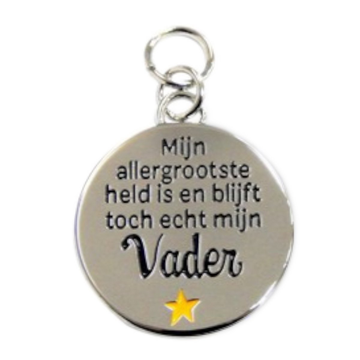 Bedeltje - Allergrootste held mijn vader - Charms for you