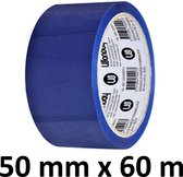 Gekleurd verpakkingstape - PP - 50mm x 66m - blauw